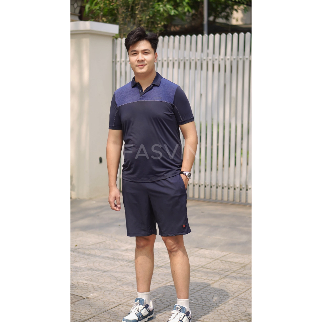Áo Polo nam BIGSIZE FASVIN A25162.HN chất vải thun thể thao cao cấp phom dáng đẹp