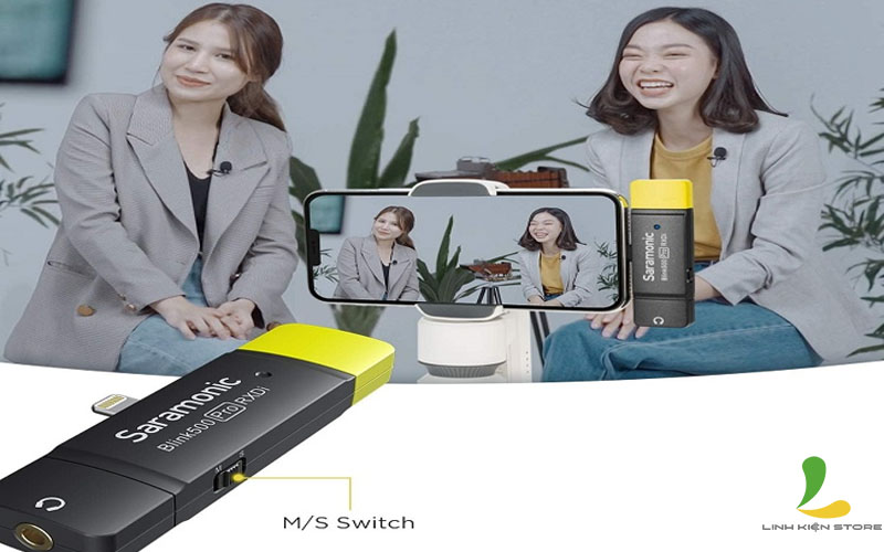 Micro thu âm Saramonic Blink 500 Pro B4 - Hàng nhập khẩu