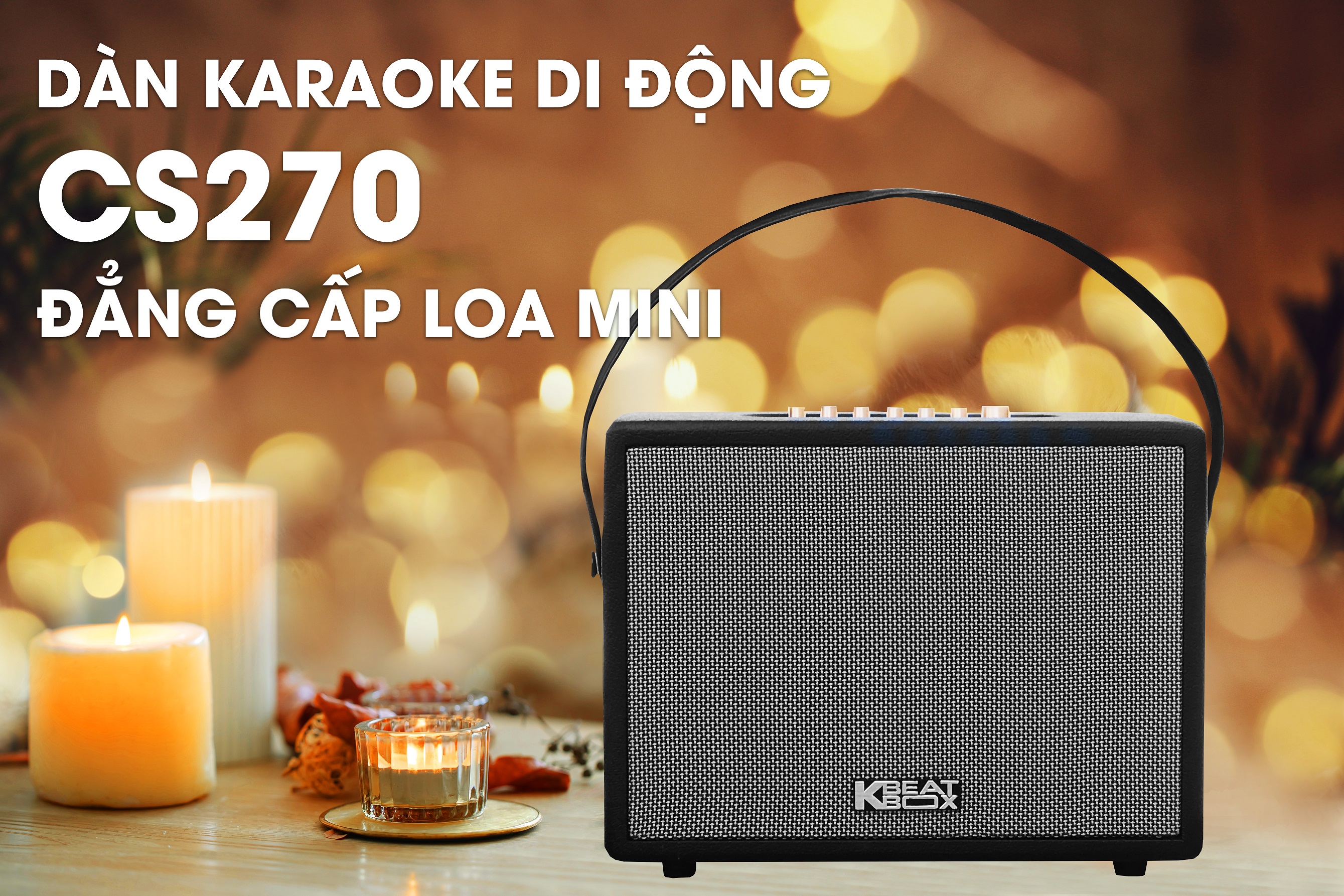 Dàn âm thanh di động xách tay mini ACNOS CS270