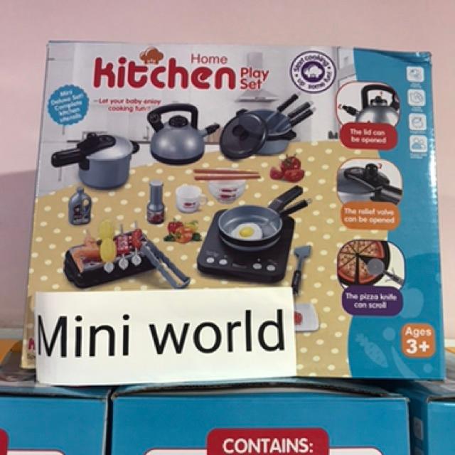 Bộ đồ chơi nấu ăn Kitchen play Set. Đồ chơi bé gái