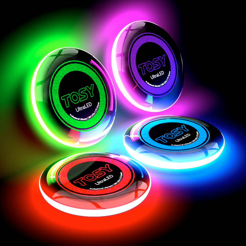 Đĩa ném TOSY Ultimate Disc - 360 LEDs Đỏ