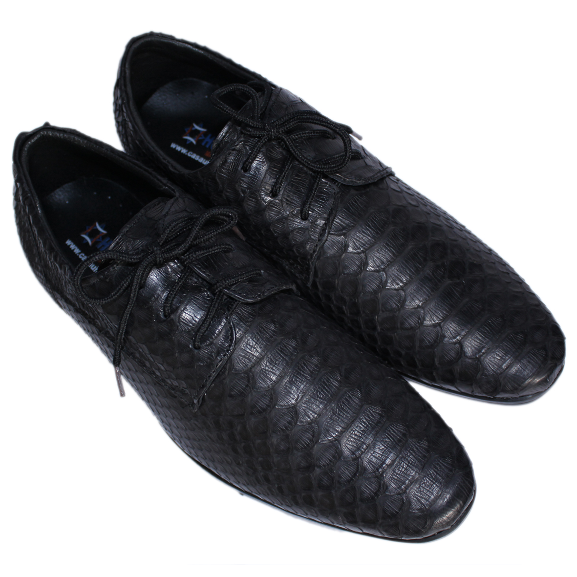 Giày nam da trăn Huy Hoàng màu da nguyên thủy, đen HT7303-07-09-10