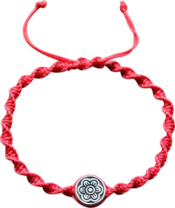 Vòng Kết Xanh Charm Hoa Bạc 925 Ngọc Quý Gemstones GA8