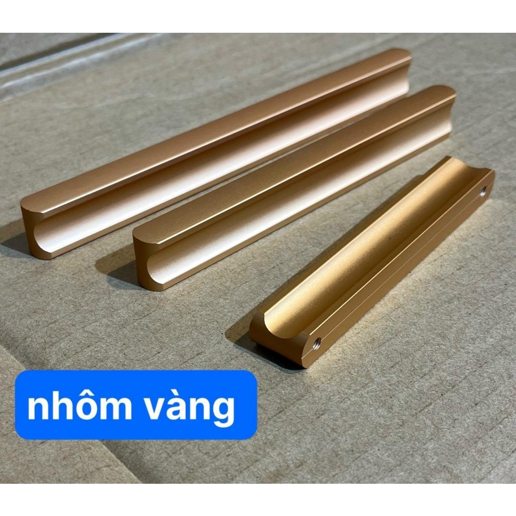 Tay nắm cửa tủ cao cấp bằng nhôm vàng - Tay nắm tủ bằng nhôm