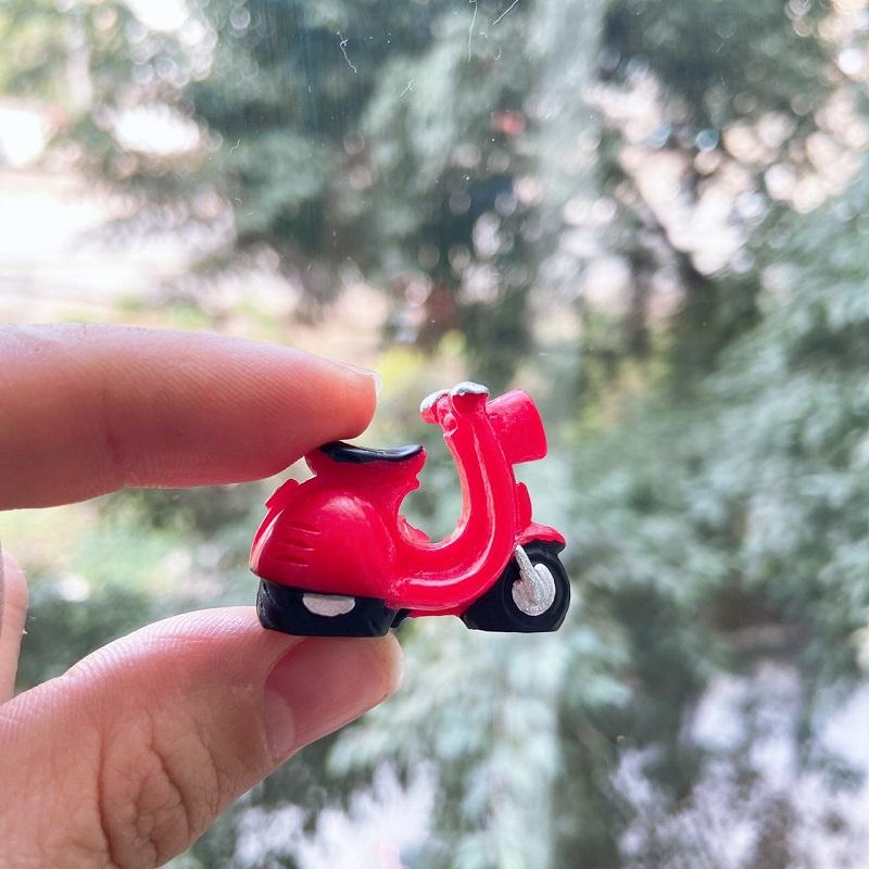 Tiểu cảnh mini ️ Freeship ️ Mô hình xe máy trang trí sen đá, sân vườn, bể cá, bể terrarium