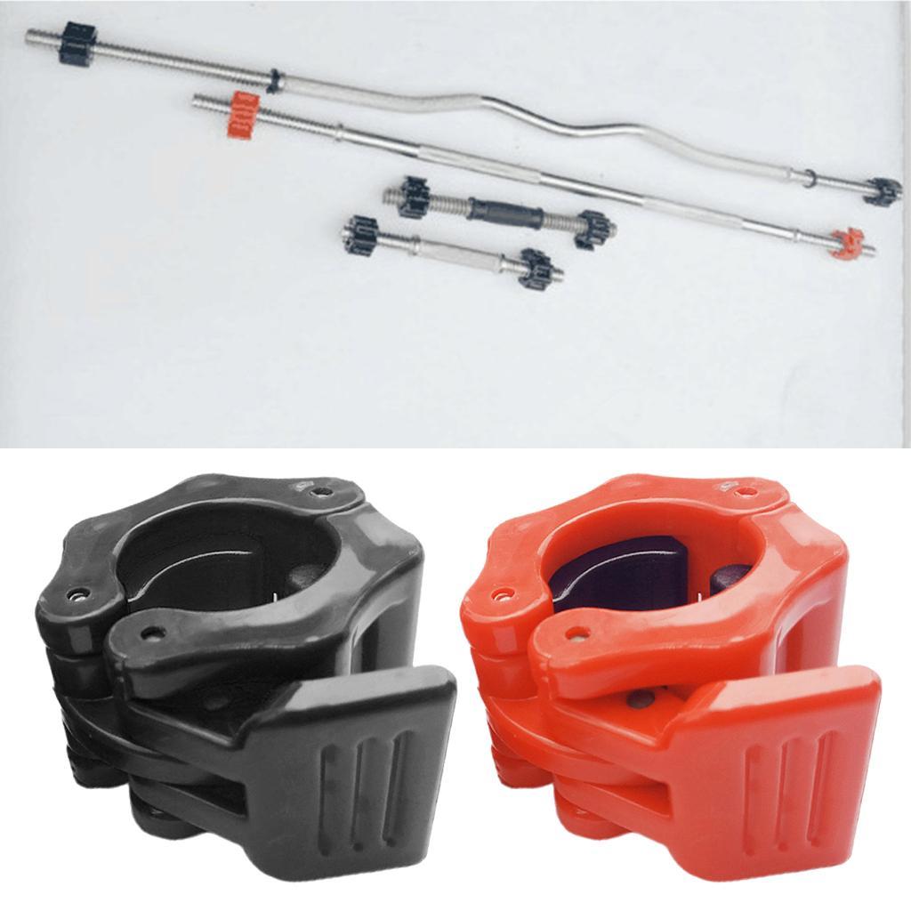 3 Pcs Durable Dumbbell Clamp Collars Barbell Lock Gym Weightlifting Bar Clip