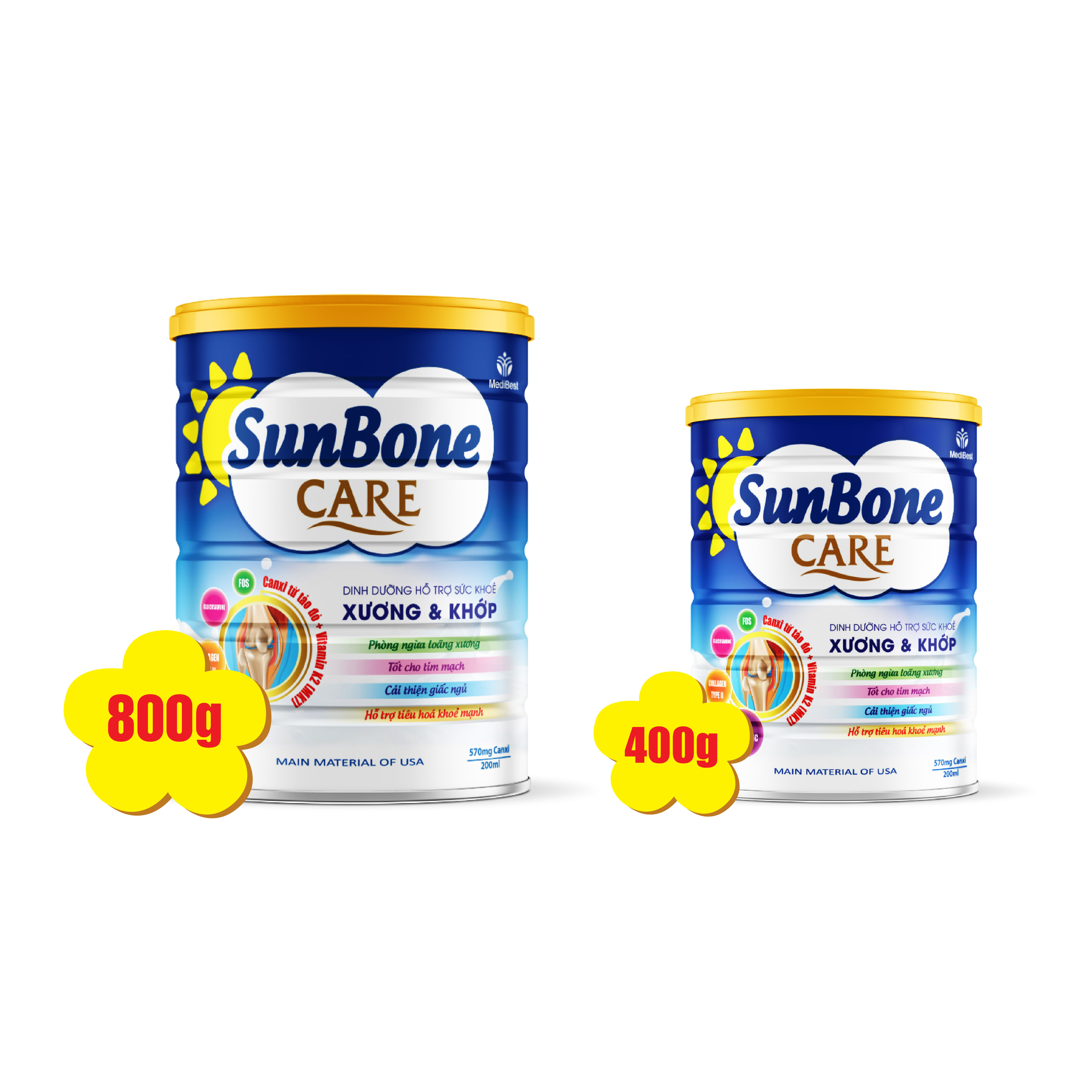 Sữa bột Sunbone Care - Dinh dưỡng đặc biệt giúp xương chắc khỏe