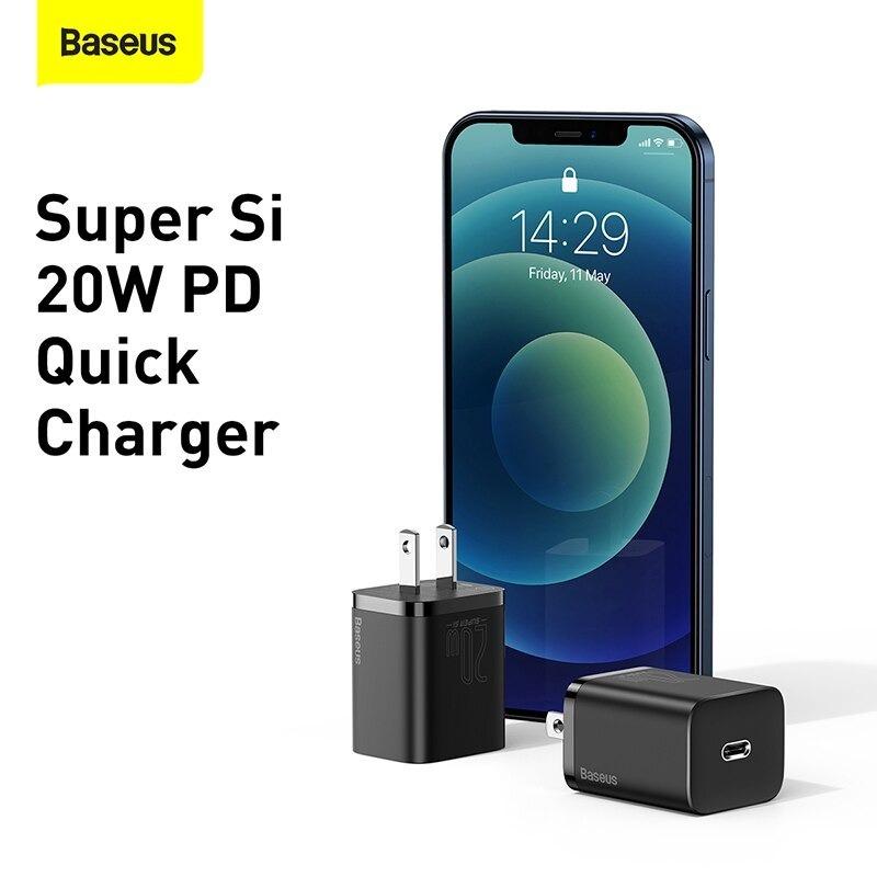 Baseus Bộ sạc nhanh, nhỏ gọn Baseus Super Si Quick Charger 20W 12/13 Series (Hàng chính hãng)