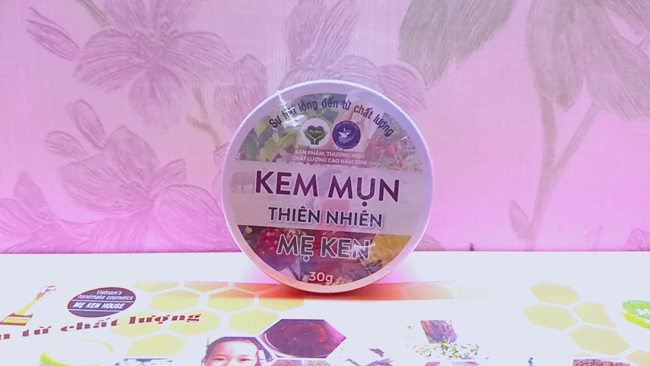 Combo giảm mụn viêm, mụn trứng cá, mụn bọc Mẹ Ken-Gồm gel rửa mặt, cao khổ qua diếp cá và kem mụn