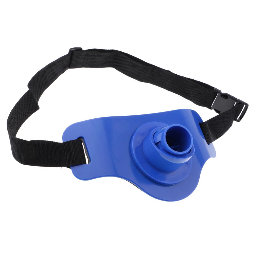 Fishing Stand Up Fighting Belt Waist Gimbal Rod Pole Holder Blue