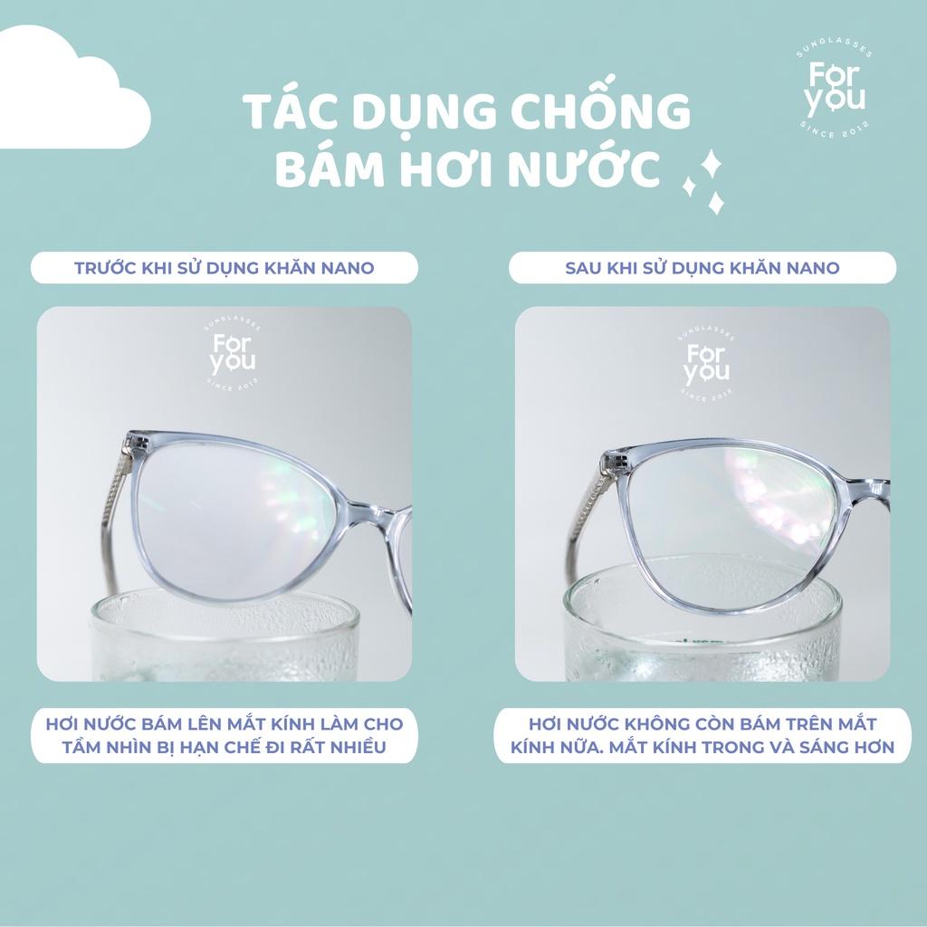 Khăn lau kính nano chống nước chống mờ cực tiện lợi