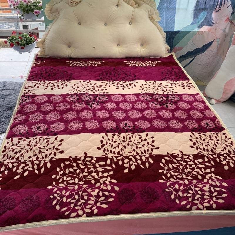 Thảm nỉ nhung trải giường 3 lớp cực ấm đủ kích thước