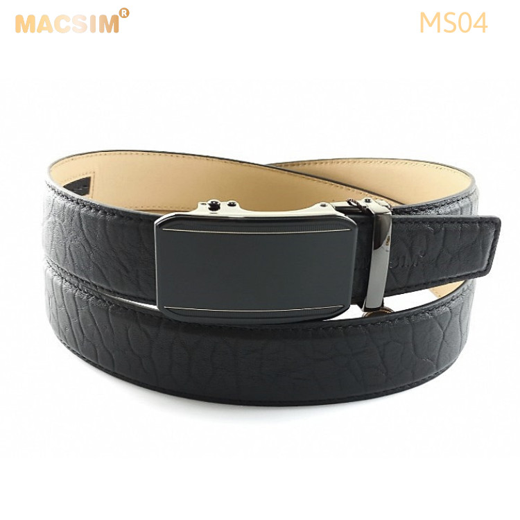 Thắt lưng nam da thật cao cấp nhãn hiệu Macsim MS04