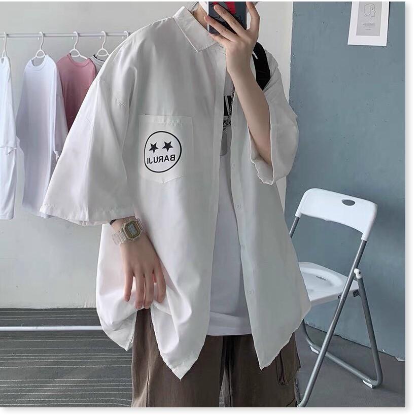 Áo khoác kaki nam nữ kiểu form rộng