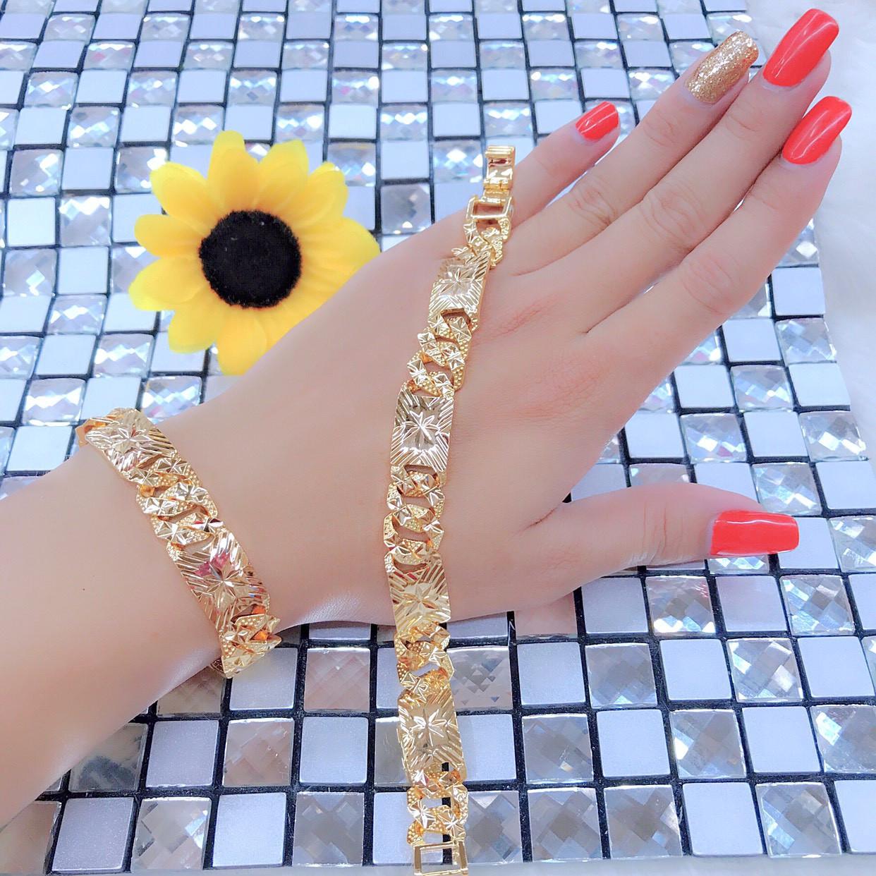 Lắc Tay Nữ Mẫu 05-1708 Mạ Vàng 24K