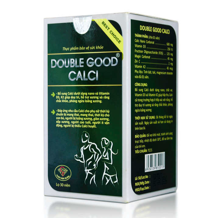 Thực phẩm bảo vệ sức khỏe DOUBLE GOOD CALCI