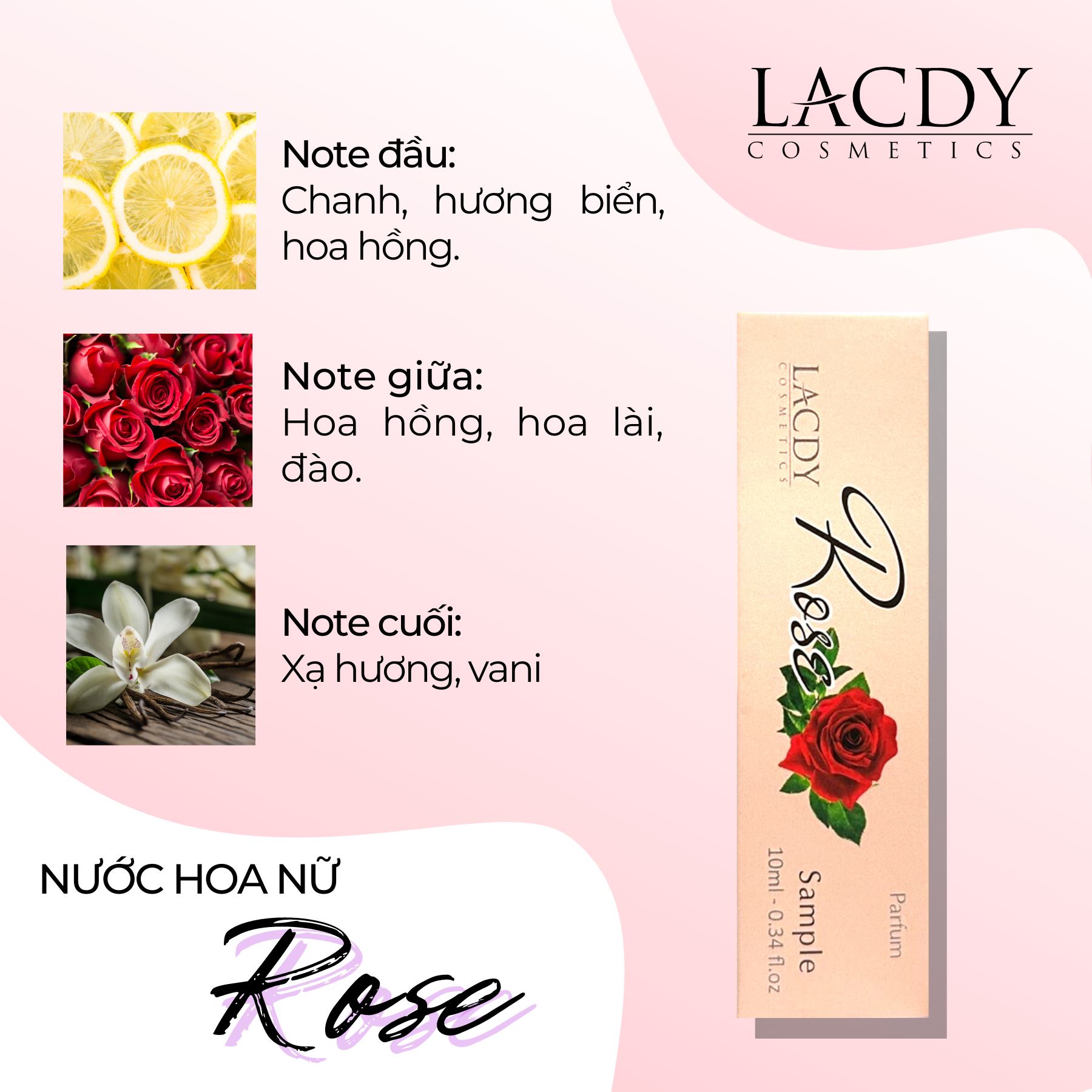 Nước Hoa Mini Rose (10ml )-L060F