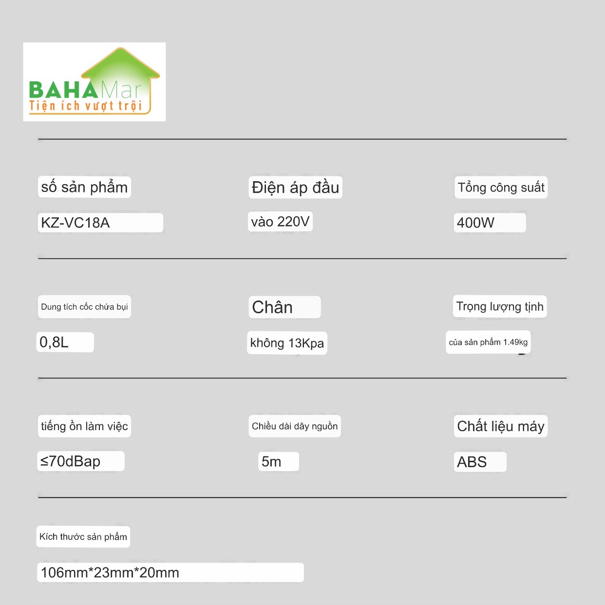 MÁY HÚT BỤI + LAU NHÀ CAO CẤP CẦM TAY KONKA ĐA NĂNG TẤT CẢ TRONG MỘT MÁY &quot;BAHAMAR&quot; Máy tích hợp hút bụi và lau trong cùng một máy