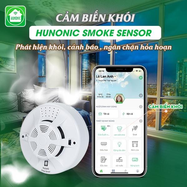 Bộ Cảm Biến Khói Hunonic Smoke Sensor [Hàng Chính Hãng]