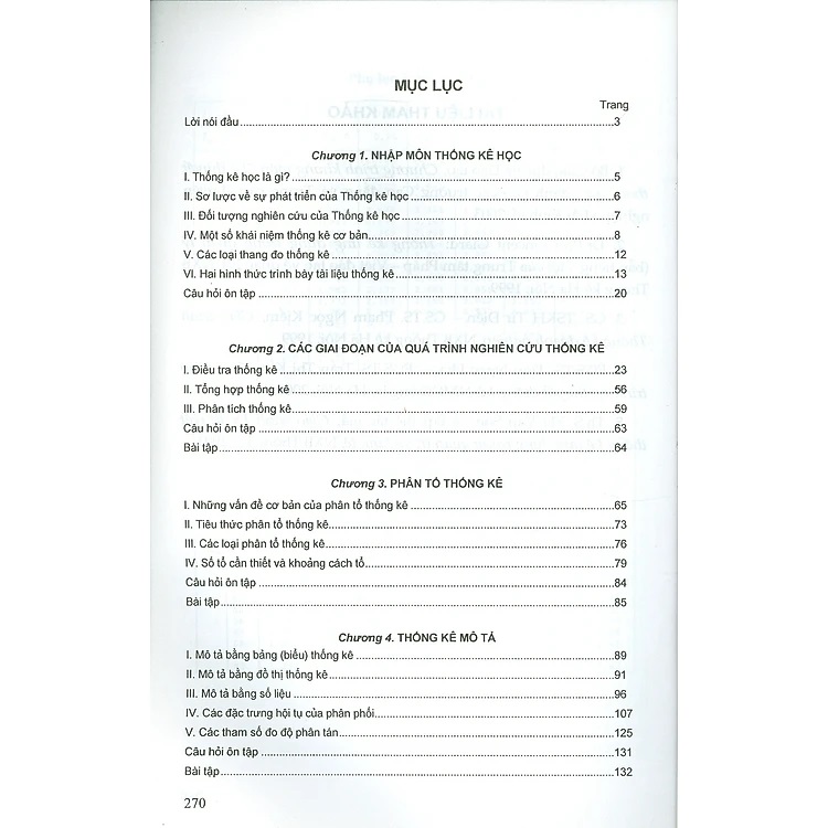 Giáo trình nguyên lý thống kê kinh tế (Dùng trong các trường ĐH, CĐ khối kinh tế)