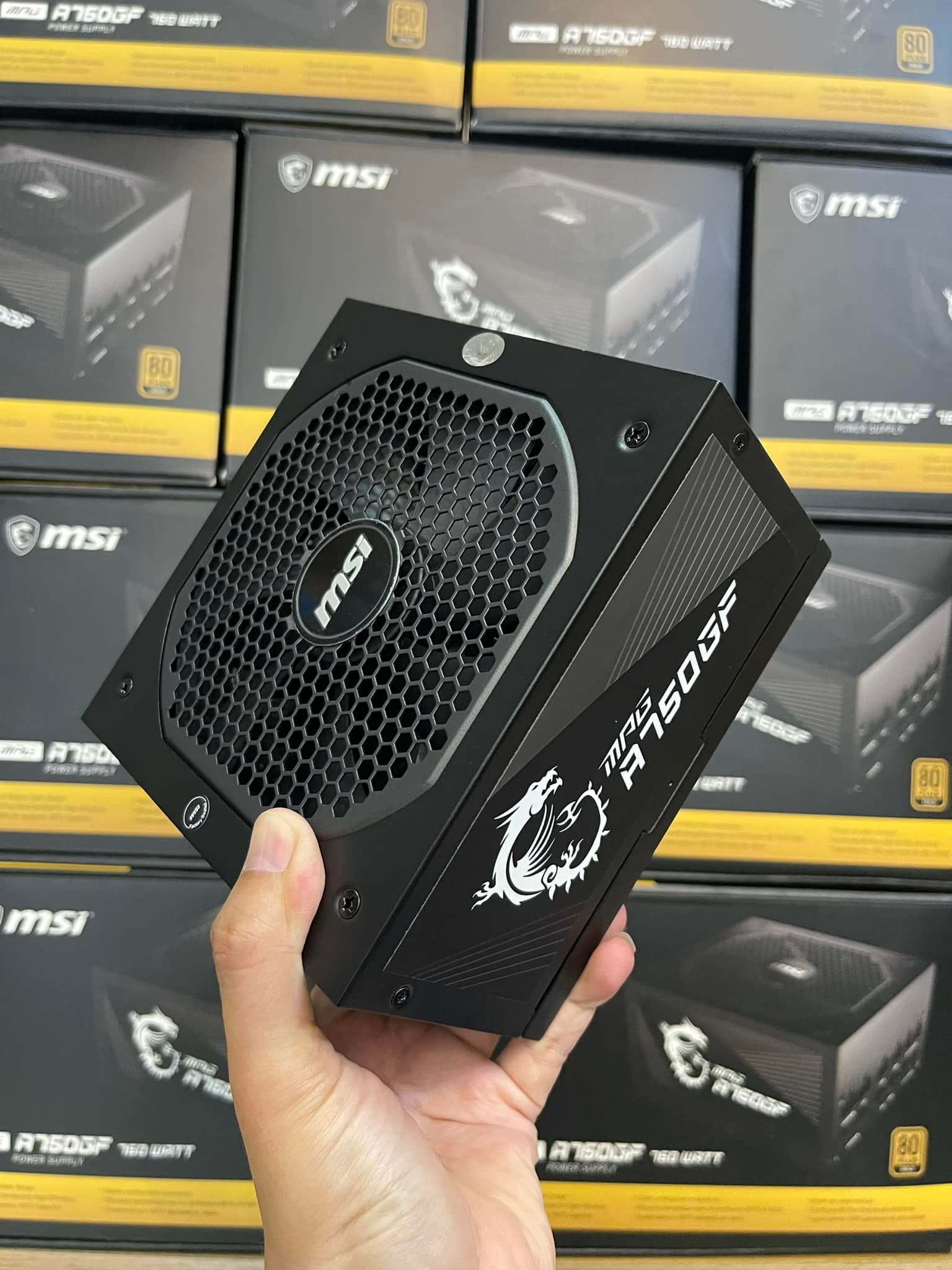 Nguồn MSI MPG A750GF 750W 80 Plus Gold - Hàng chính hãng