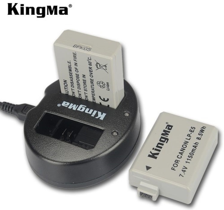 Bộ Pin sạc Kingma for Canon LP-E5 , Hàng chính hãng