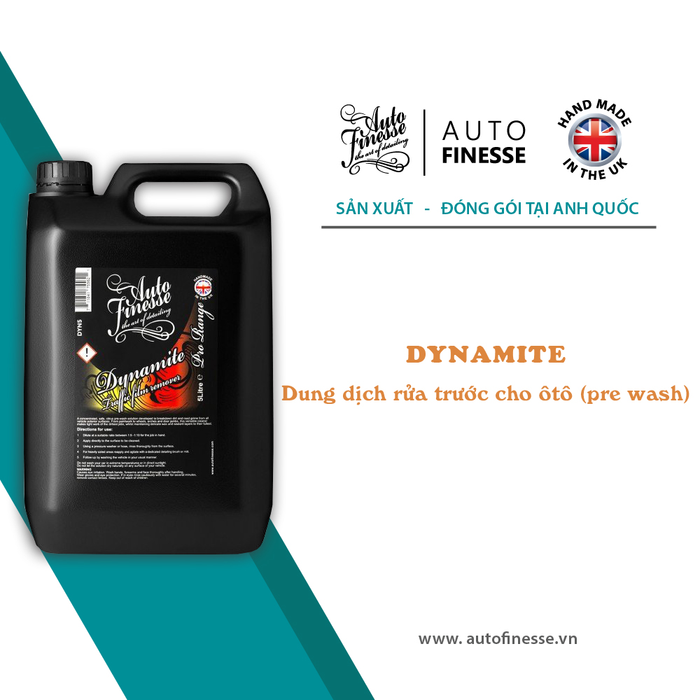 Dyna Traffic Film Remover - Rửa sạch bụi bẩn trước khi rửa tiếp xúc 5L