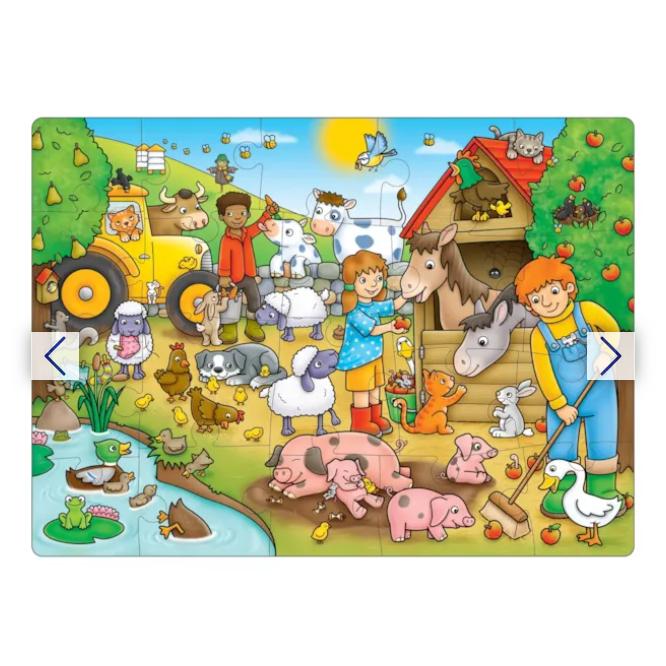 Bộ xếp hình Who's On The Farm? - Orchard Toys giúp trẻ phát triển kiến thức và kỹ năng quan sát