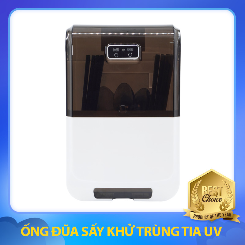 Ống Đũa Khử Trùng Bằng Tia UV, Công Nghệ Sấy Khô Khử Trùng Lên Đến 99%, 3 Ngăn Lưu Trữ Rộng Rãi