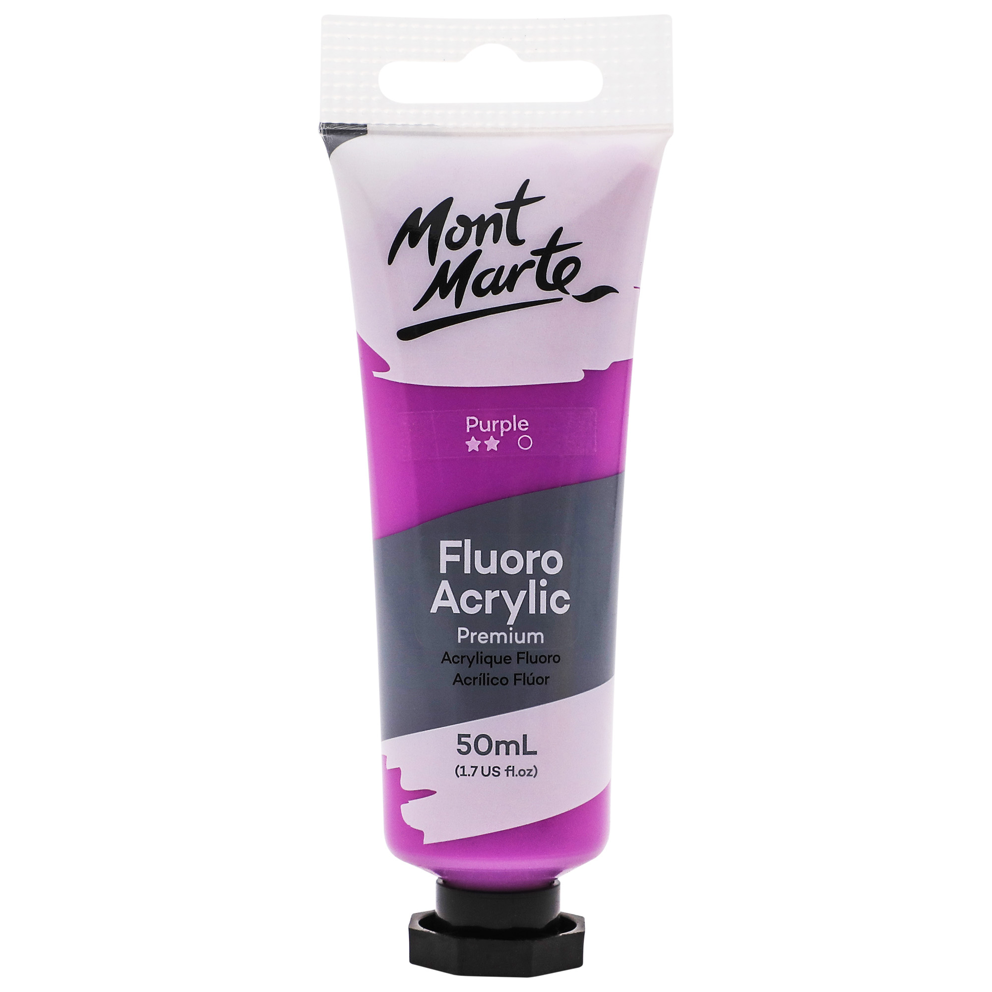 Màu Acrylic Fluro Mont Marte Tuýp 50ml (Màu dạ quang) - Fluoro Acrylic Paint Premium 50ml (1.7 US fl.oz) Tube