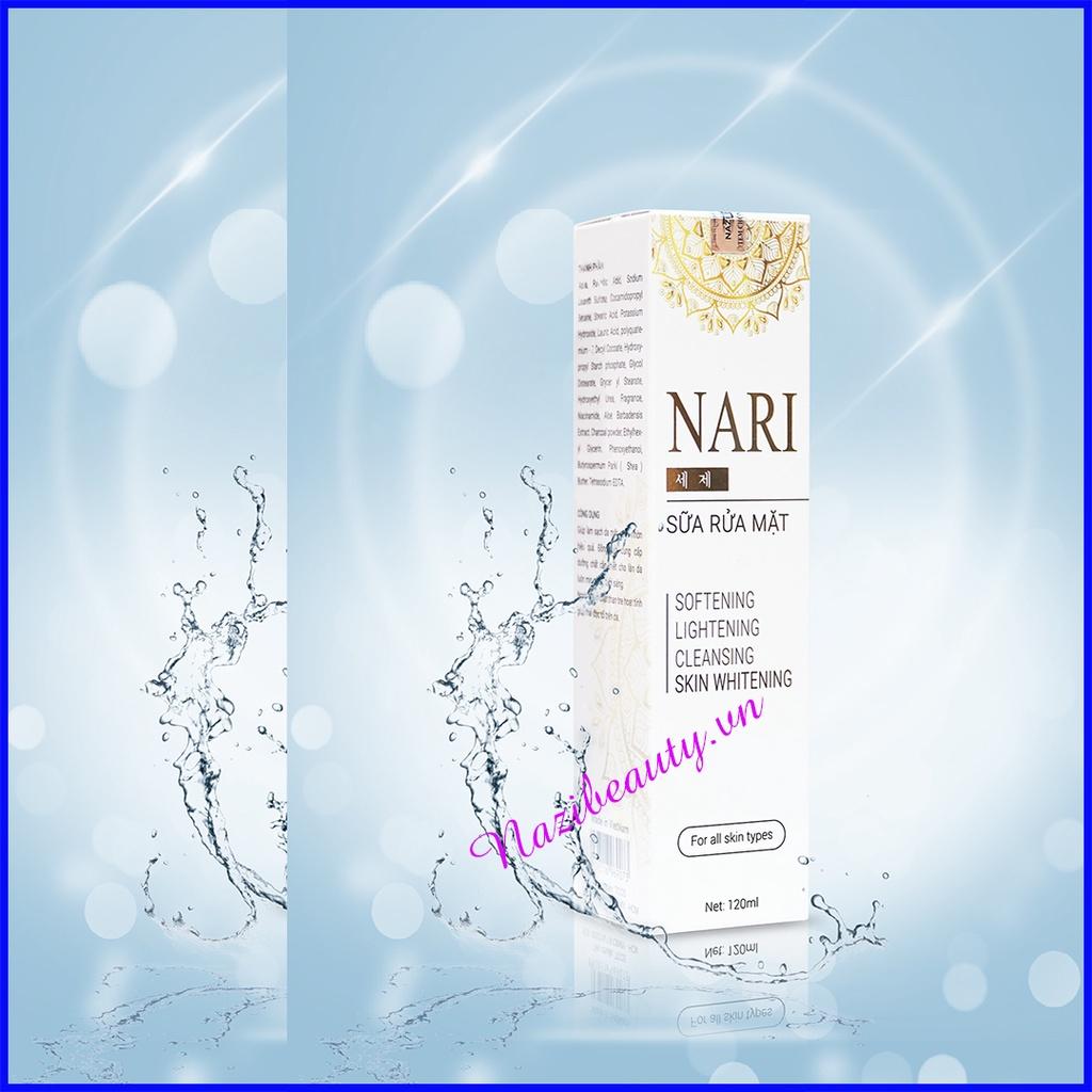 Sữa rửa mặt chính hãng Nari tinh Chất sữa non nuôi dưỡng da từ sâu bên trong trong hộp 120 Ml