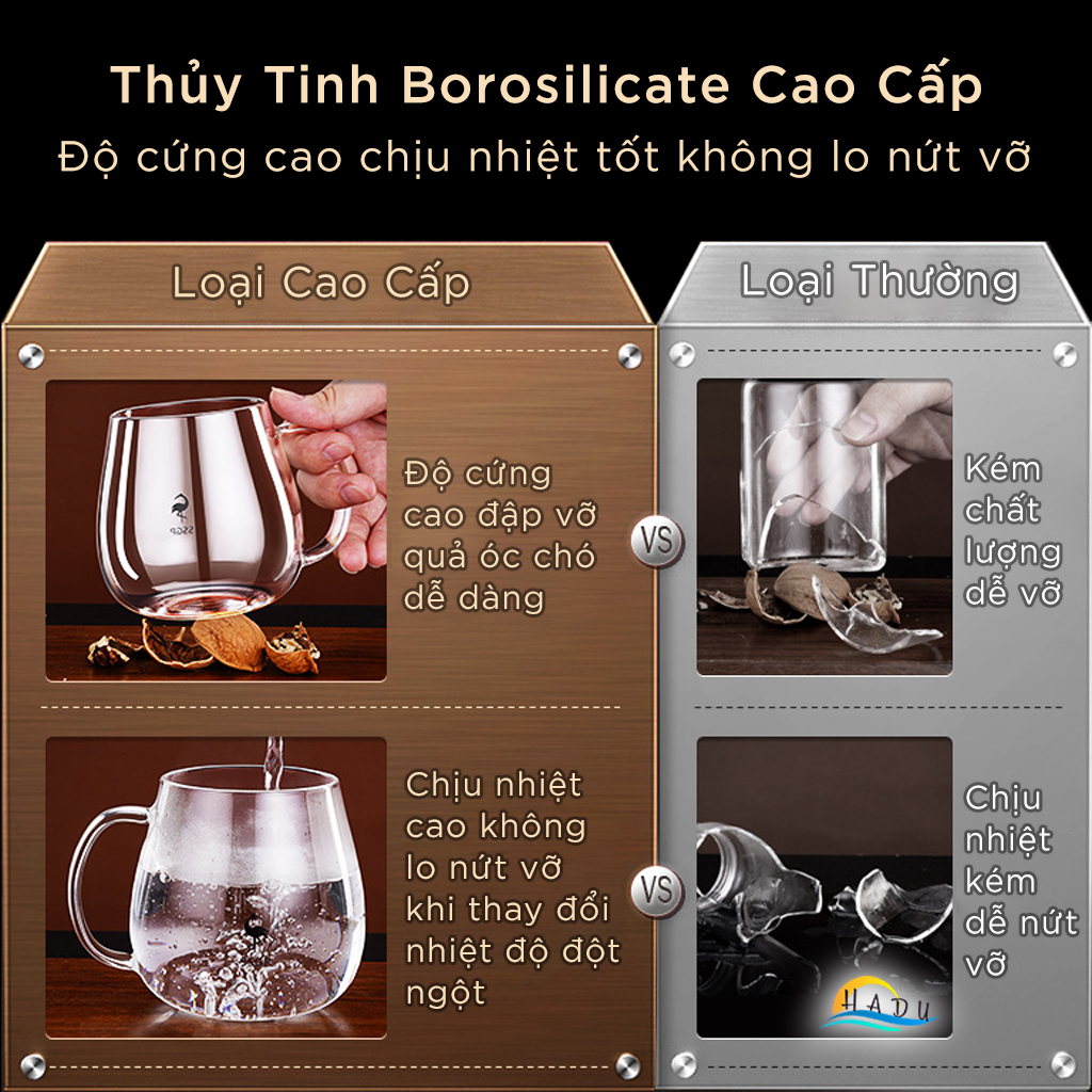 Bộ Hộp Hũ Đựng Gia Vị Thủy Tinh Nhà Bếp Thông Minh 3 Ngăn Cao Cấp Đạt Chất Lượng LFGB Đức SSGP