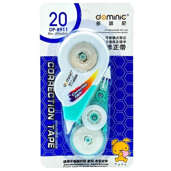 Xóa Kéo Kèm Ruột 5 mm x 9 m - Dominic DP-8911 (Mẫu Màu Giao Ngẫu Nhiên)