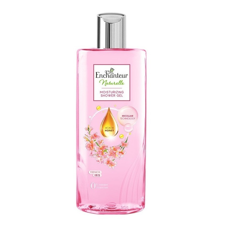 Sữa tắm dưỡng da Enchanteur Naturelle hương hoa Iris 260gr/Chai