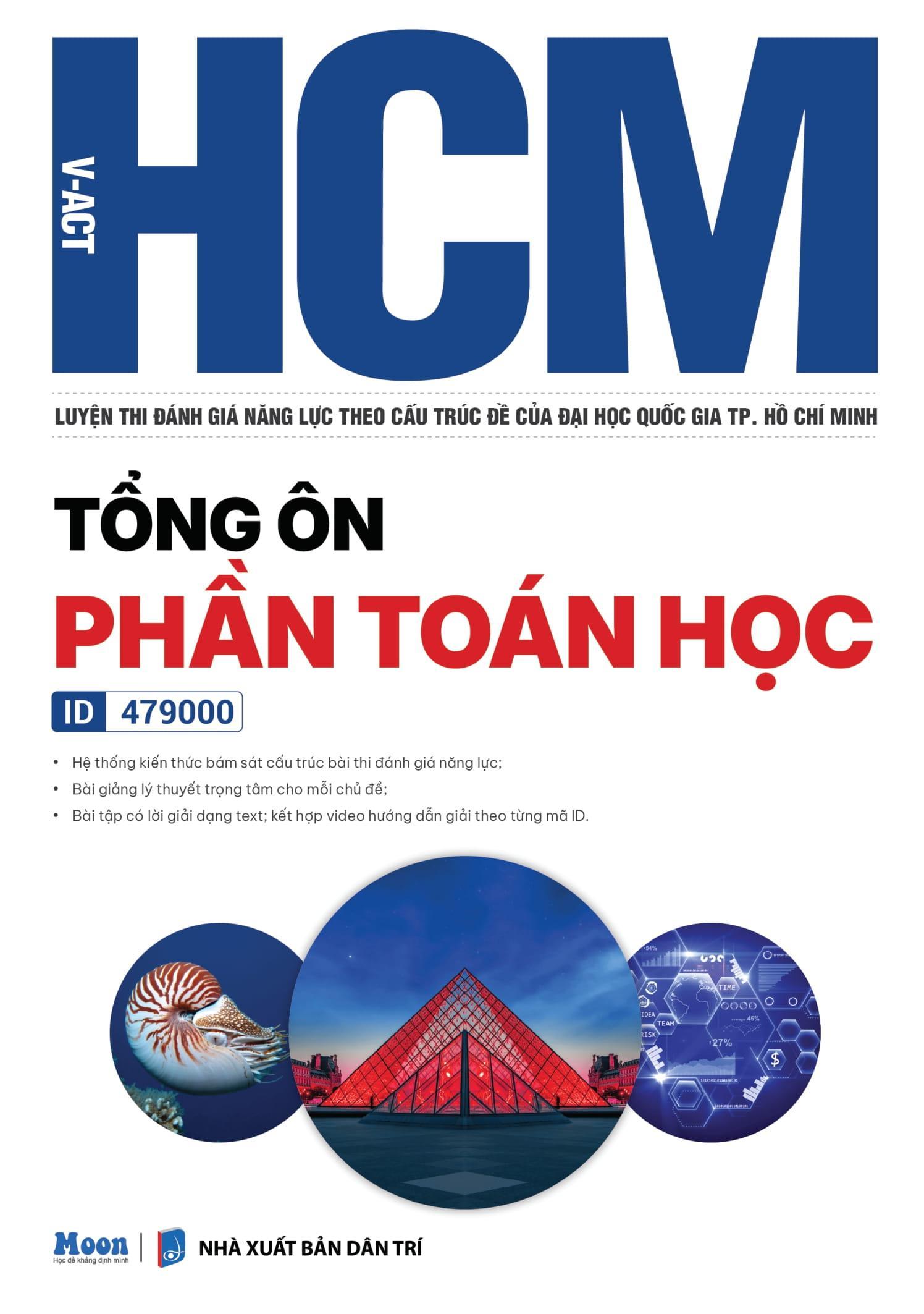Sách - Sách V-ACT HCM - Luyện Thi Đánh Giá Năng Lực Theo Cấu Trúc Đề Của Đại Học Quốc Gia TP. Hồ Chí Minh (Bộ/Lẻ 6 Cuốn)