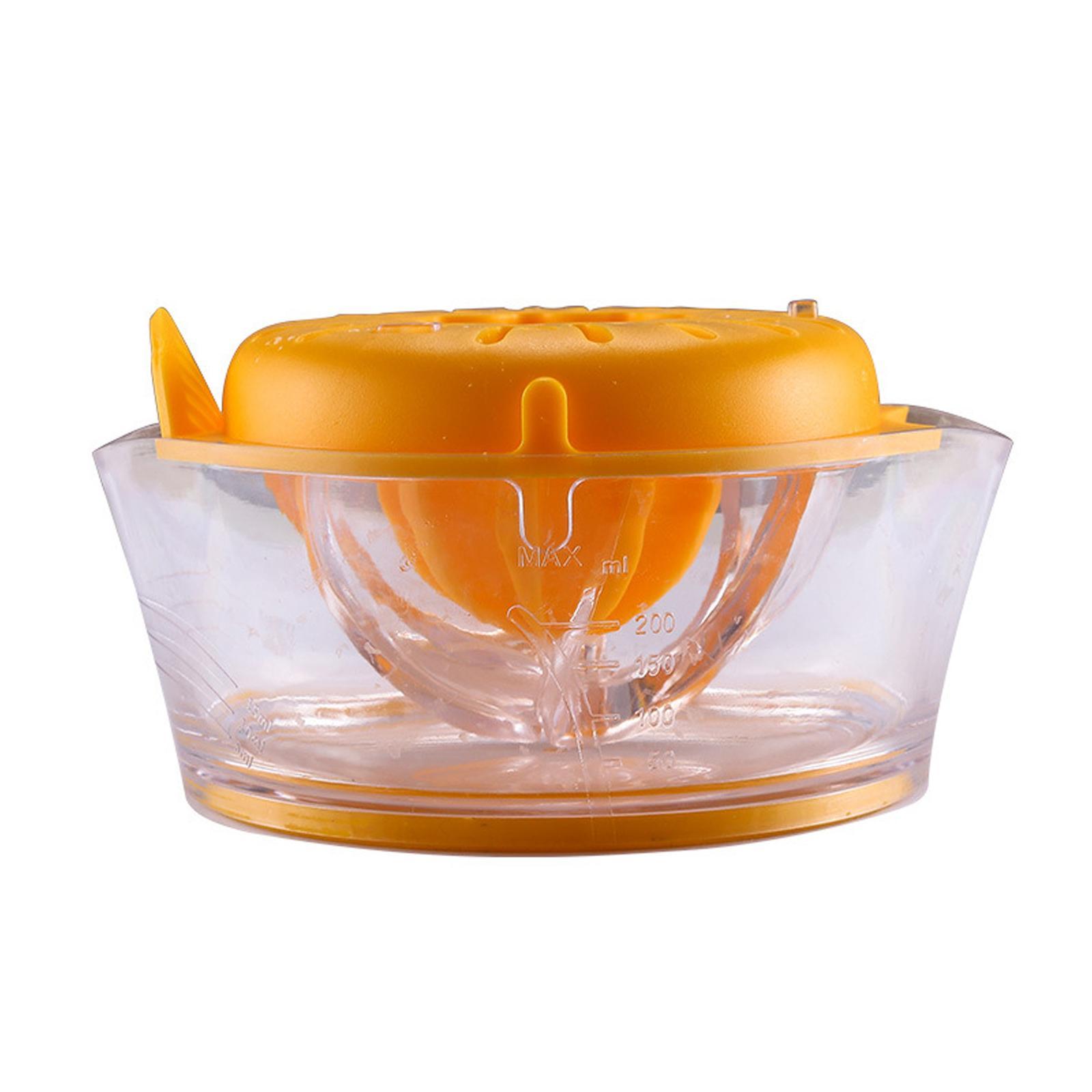 Manual Hand lemon Orange Juicer Transparent Body for Kitchen Juicing