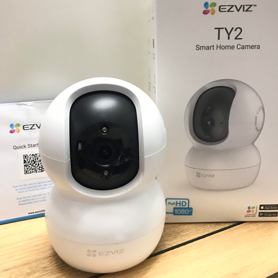 Camera WIFI EZVIZ TY1 1080P, Hồng Ngoại Đêm Smart 10m,Đàm Thoại 2 Chiều - Hàng Chính Hãng