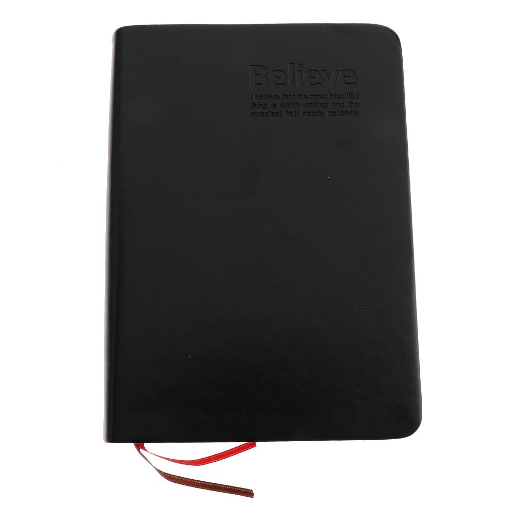 Black A6 Paper Size Notebook Portable Blank Note Book for Painting, Diary
