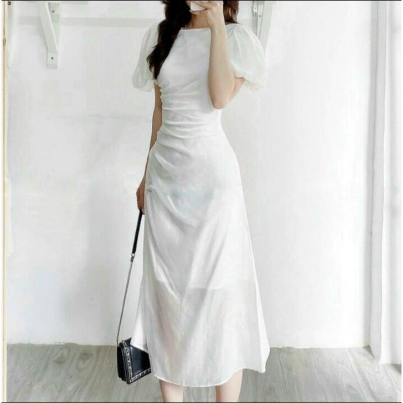 ĐẦM NỮ DỰ TIỆC CƯỚI TRẮNG HỒNG SANG CHẢNH