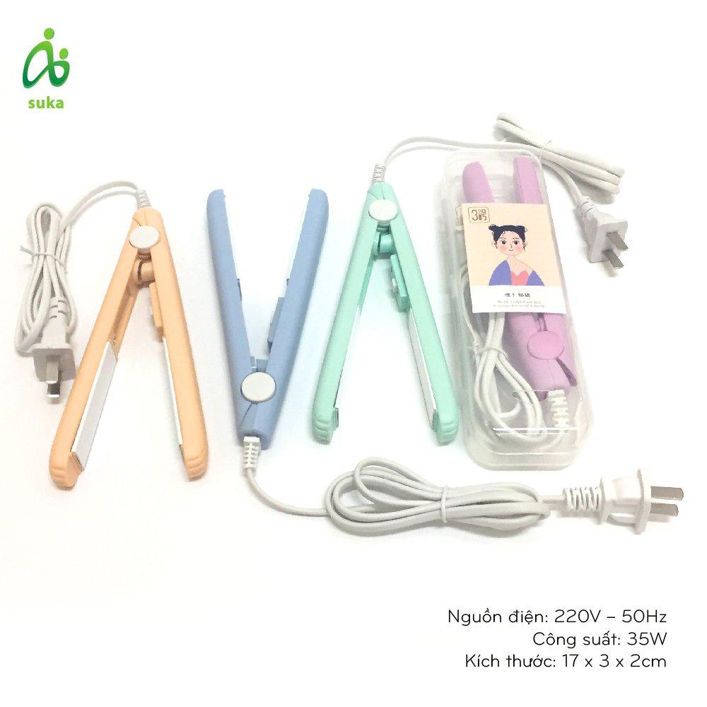 Máy duỗi tóc mini, là tóc, tạo kiểu tóc thời trang SK