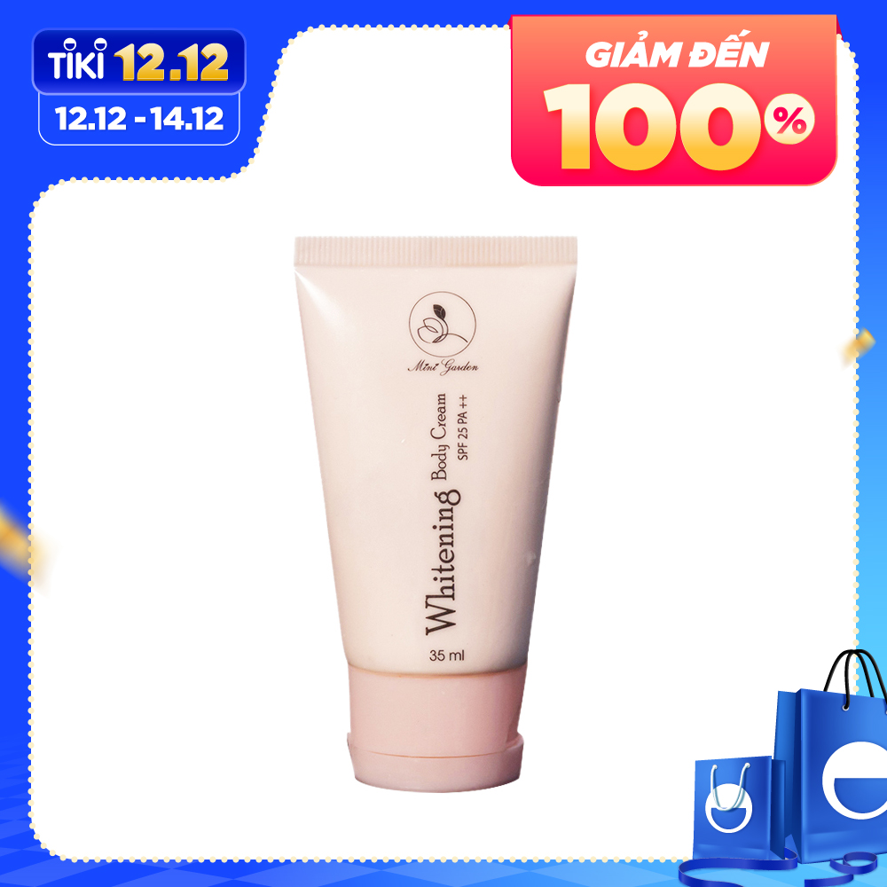 Kem dưỡng toàn thân MiniGarden Whitening Body Cream SPF 25 PA ++ 35ML