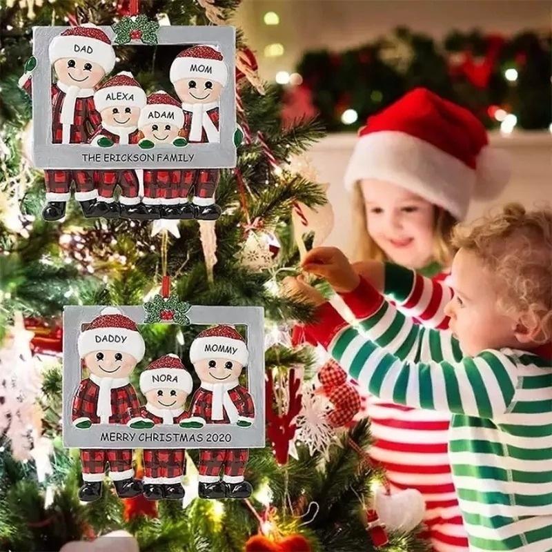 Khung Ảnh Trang Trí Hình Chủ Đề Giáng Sinh Cho 2-6 Người