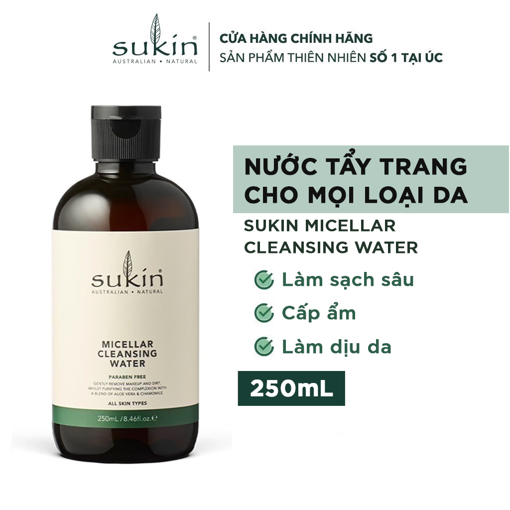 Combo tẩy trang và xịt phồng tóc ( Nước tẩy trang Micellar 250ml + Xịt làm phồng tóc Volumising  125ml)