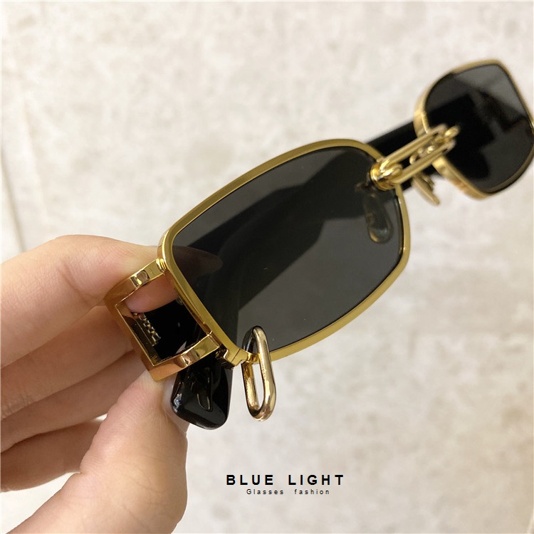 Kính Râm, Kính Mát Nam Nữ Thiết Kế Cool Ngầu Cá Tính Khuyên Hàn Quốc - BLUE LIGHT SHOP