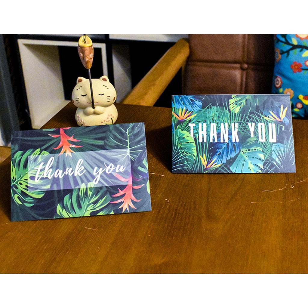 Set Of 6 Thank You Cards Floral Flowers Greeting Cards Notes