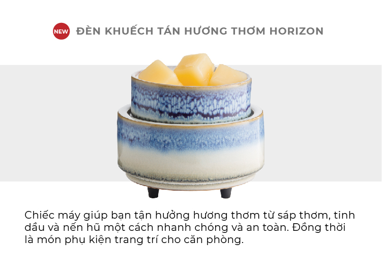 Máy khuếch tán hương thơm 2 trong 1 Yankee Candle - Horizon