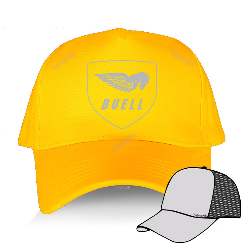 Mũ bóng chày cotton mũ chất lượng cao unisex buell công ty xe máy logo nam giới bạn trai đen mũ điều chỉnh mũ cá cá Color: grey mesh Size: Adjustable Age Range: >8Y