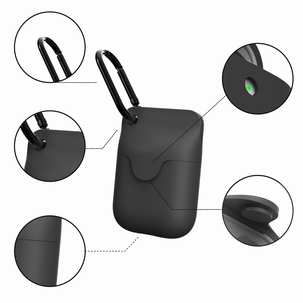 Bao Case Ốp Cho Airpods 1 / Airpods 2 Liquid Silicon Color