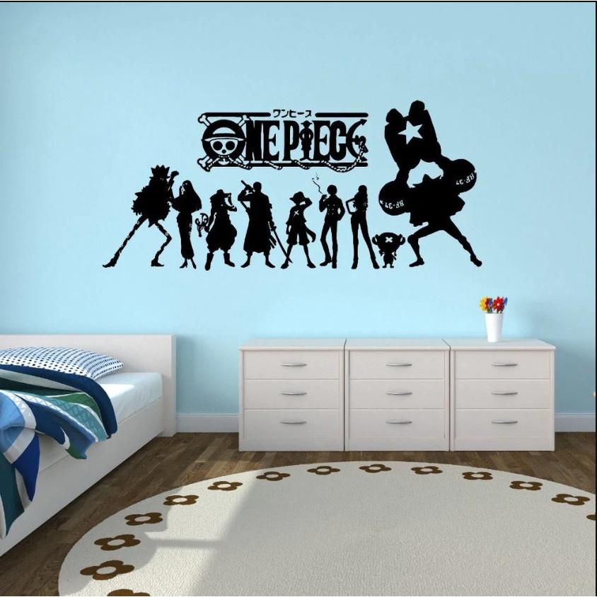 Decal Dán Tường Đảo Hải Tặc mẫu 5 - Decal One Piece trang trí nhà cửa cao cấp AMYSHOP