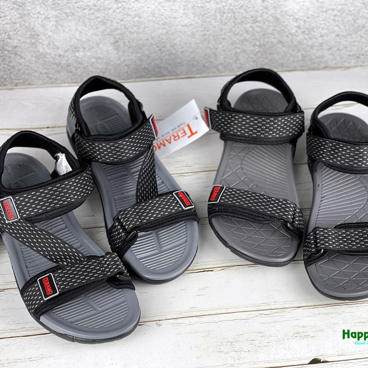 Giày sandal, dép sandal nam Teramo đế cao su nguyên chất, siêu nhẹ, quai dù chắc chắn, đế có rãnh chống trượt an toàn, TRM HỌA TIẾT